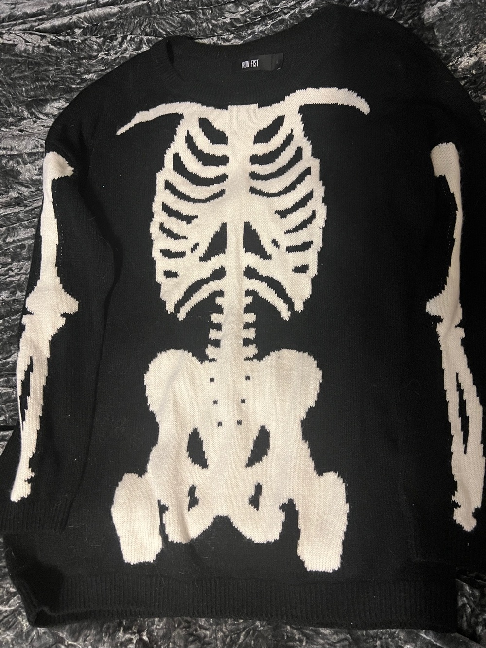 Iron Fist Skeleton Sweater